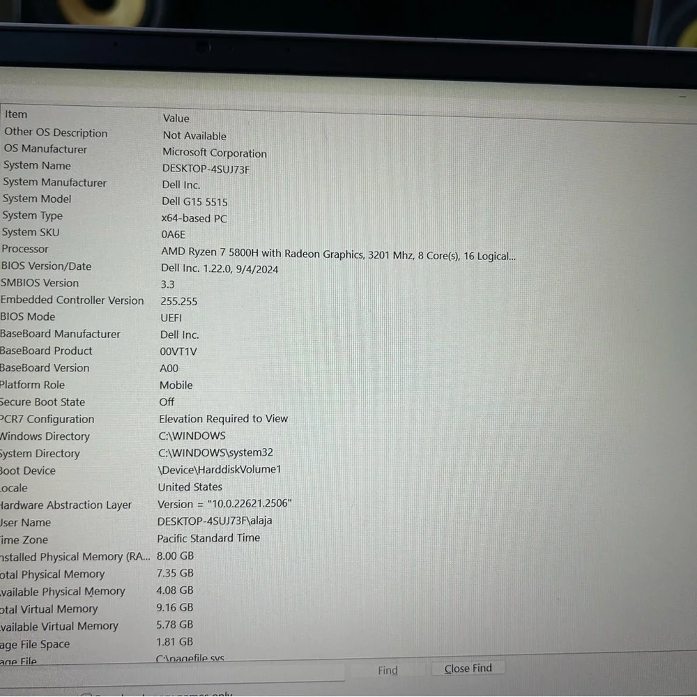Dell Laptop - Silver